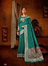 Green Colour Latest Fancy Bridal And Wedding Wear Heavy Designer Banarasi Silk Saree Collection 602